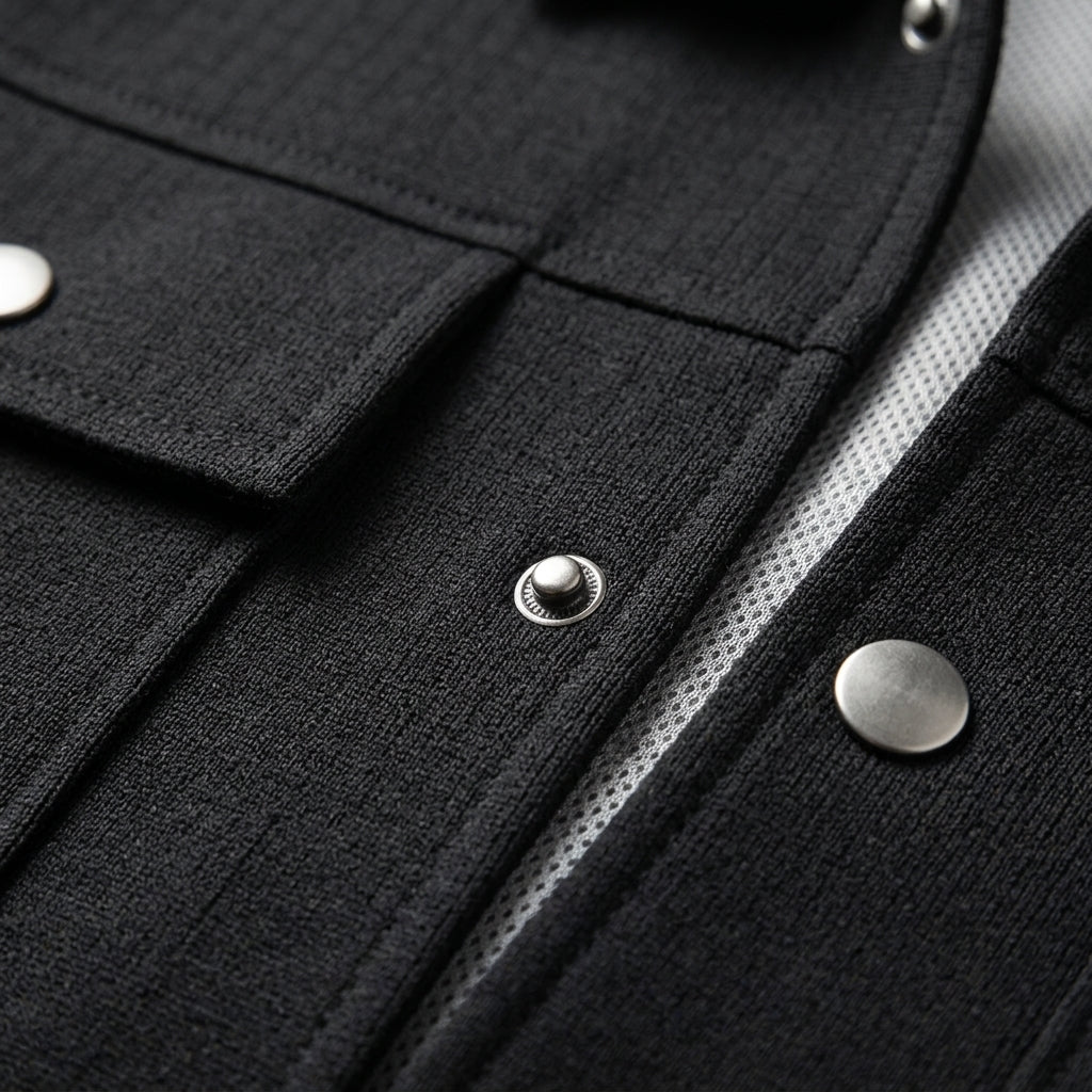 Men's Knit Jacket - Textured Casual Sweater Outerwear