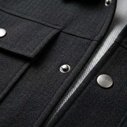 Men's Knit Jacket - Textured Casual Sweater Outerwear