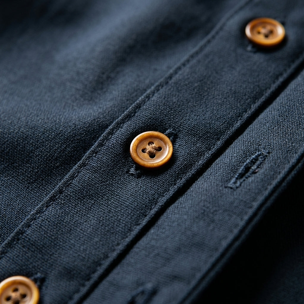 Men's Long Sleeve Shirt - Casual Button Down
