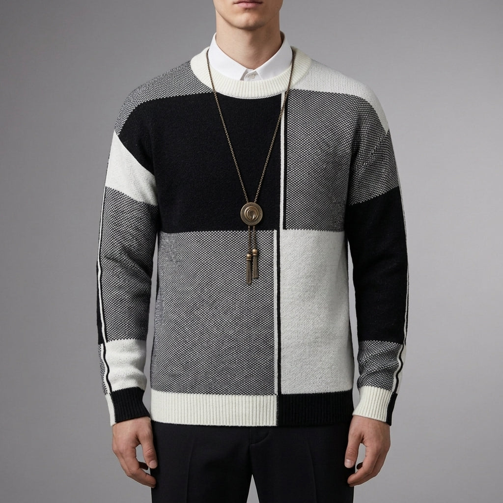 Men's Knit Sweater – Soft Blend Casual Pullover