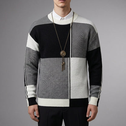 Men's Knit Sweater – Soft Blend Casual Pullover