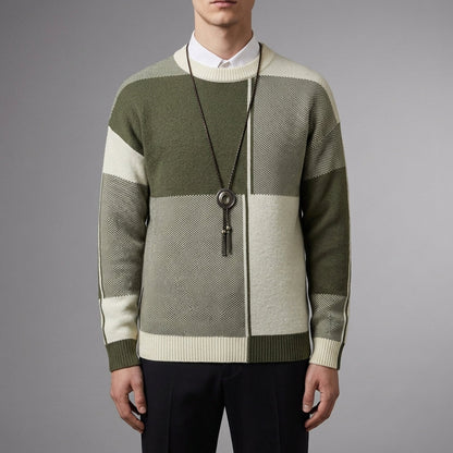 Men's Knit Sweater – Soft Blend Casual Pullover