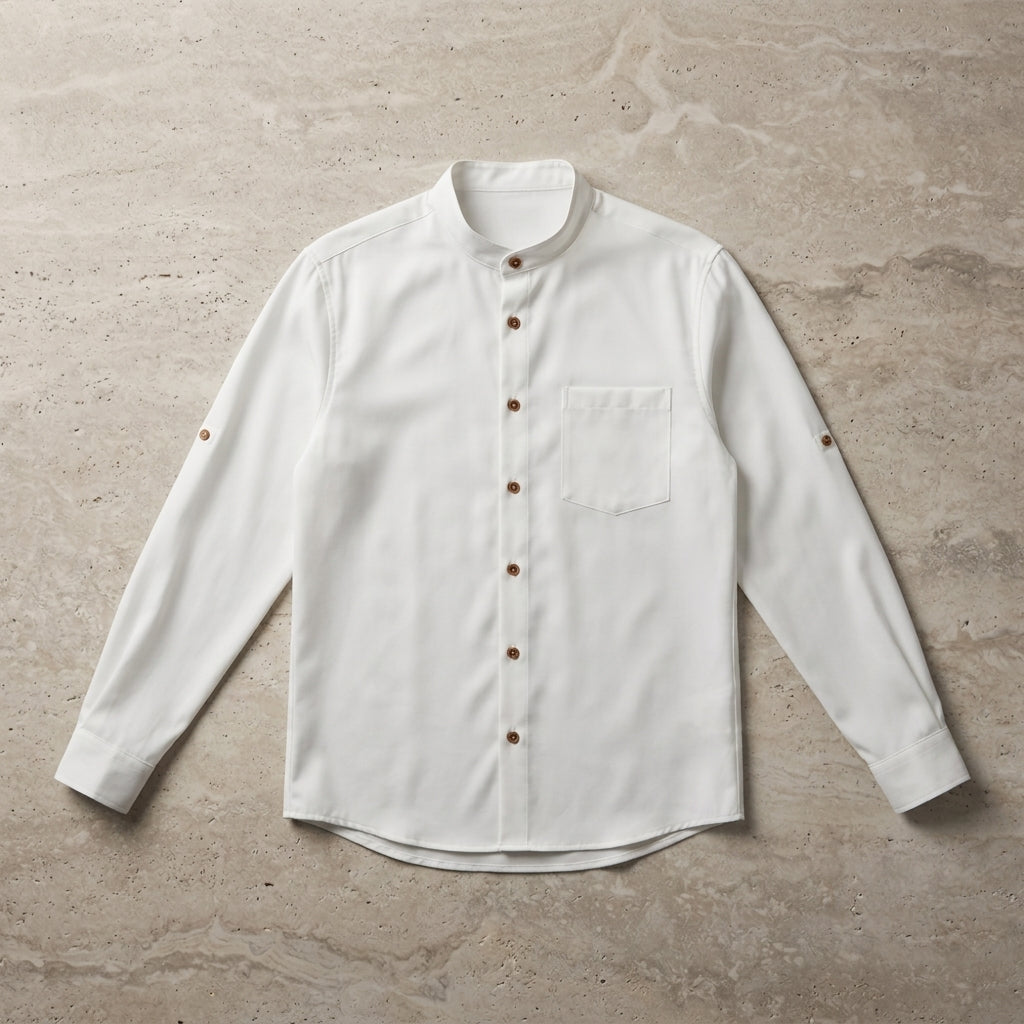 Men's Long Sleeve Shirt - Casual Button Down