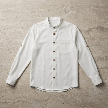 Men's Long Sleeve Shirt - Casual Button Down
