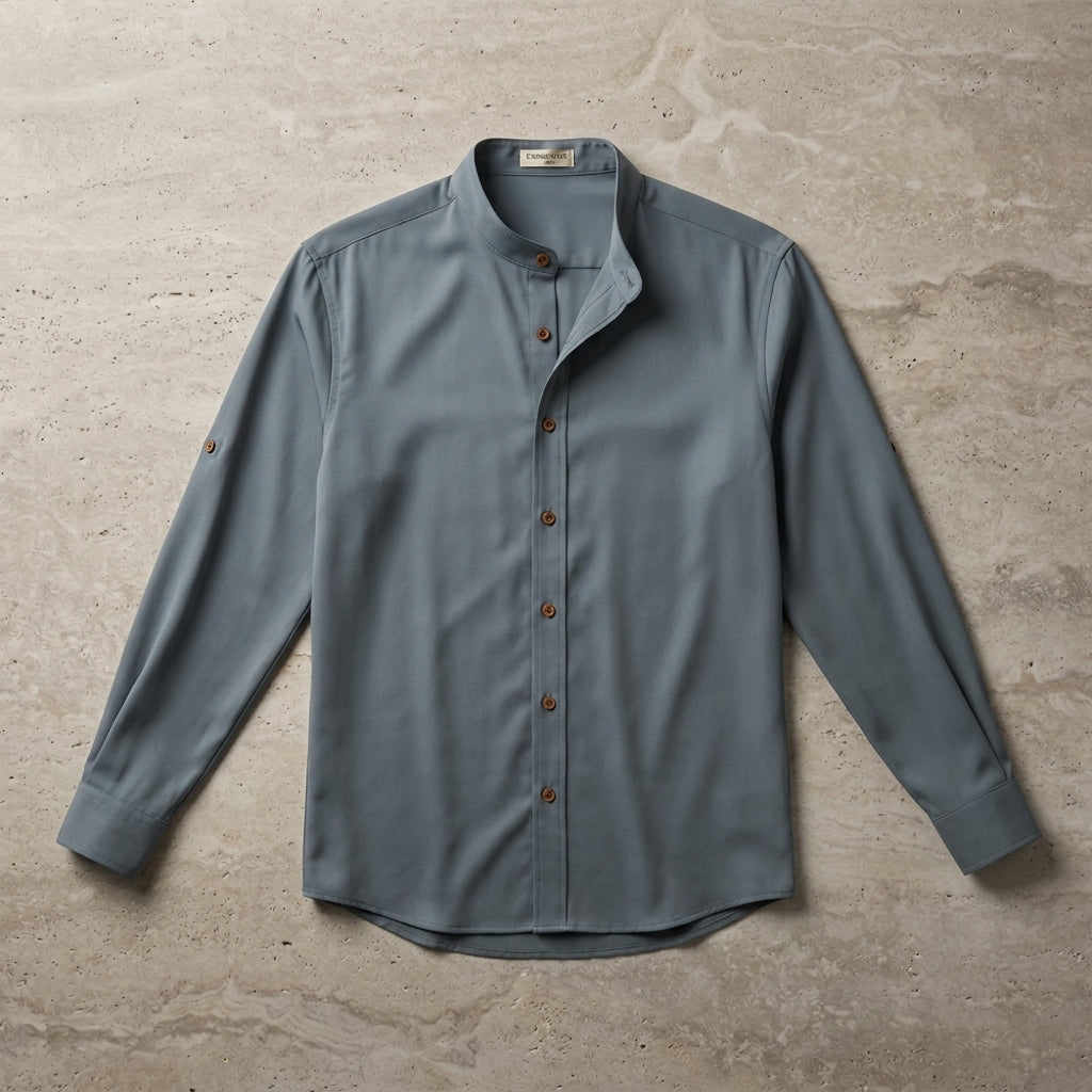 Men's Long Sleeve Shirt - Casual Button Down