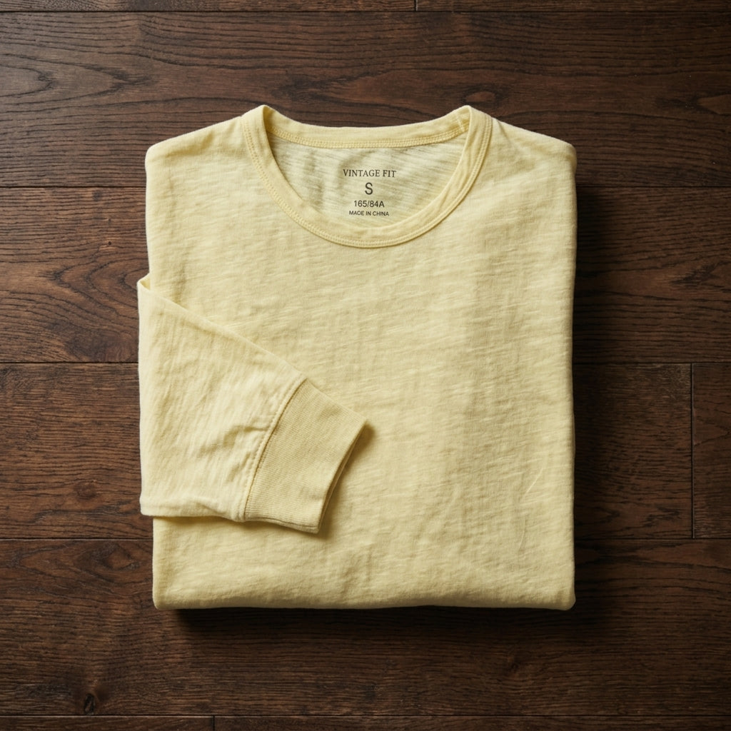Men's Cotton T-Shirt - Classic Casual Short Sleeve Top