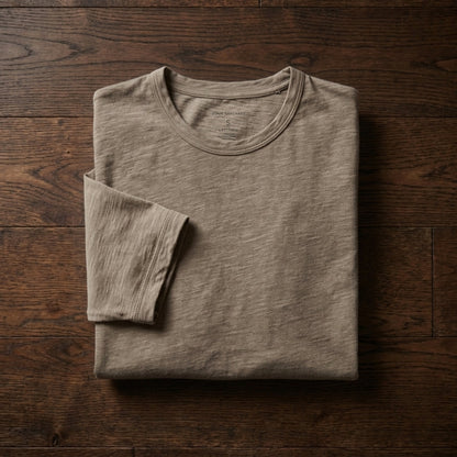 Men's Cotton T-Shirt - Classic Casual Short Sleeve Top