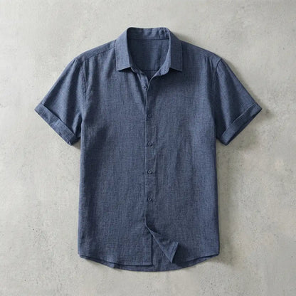 Men's Linen Shirt - Lightweight Casual Button Down
