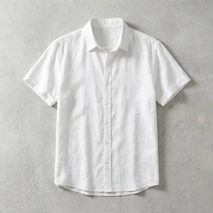 Men's Linen Shirt - Lightweight Casual Button Down