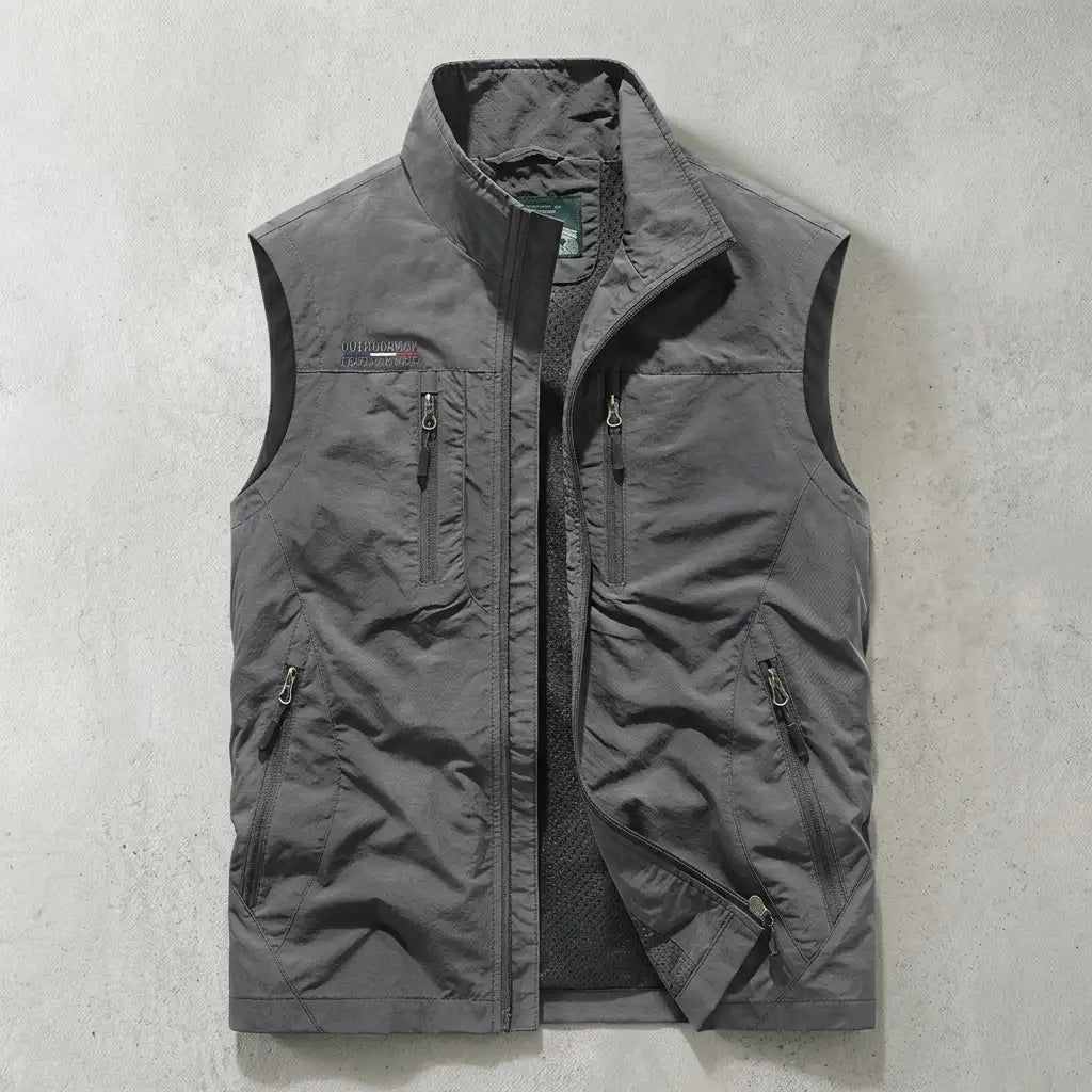 Men's Outdoor Vest - Lightweight Casual Utility Vest