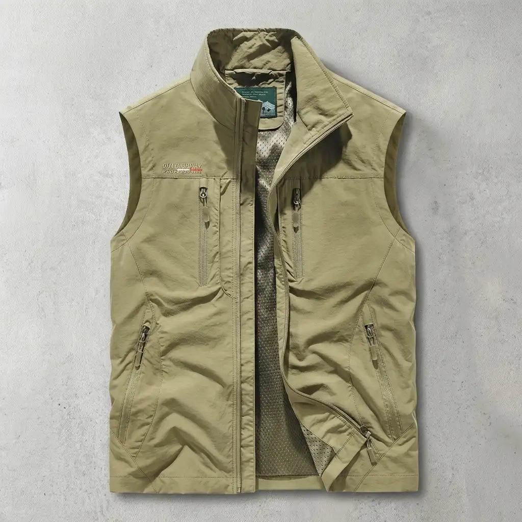 Men's Outdoor Vest - Lightweight Casual Utility Vest