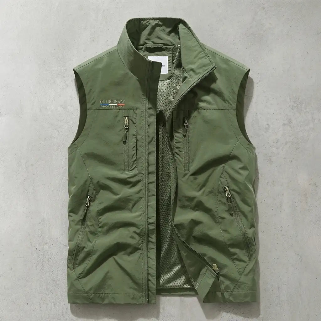 Men's Outdoor Vest - Lightweight Casual Utility Vest