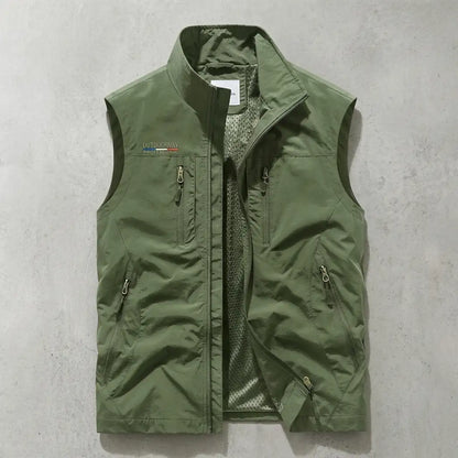 Men's Outdoor Vest - Lightweight Casual Utility Vest