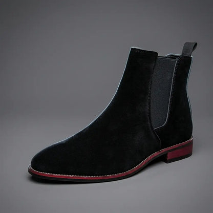Men's Suede Chelsea Boots - Classic Slip On Ankle Boots