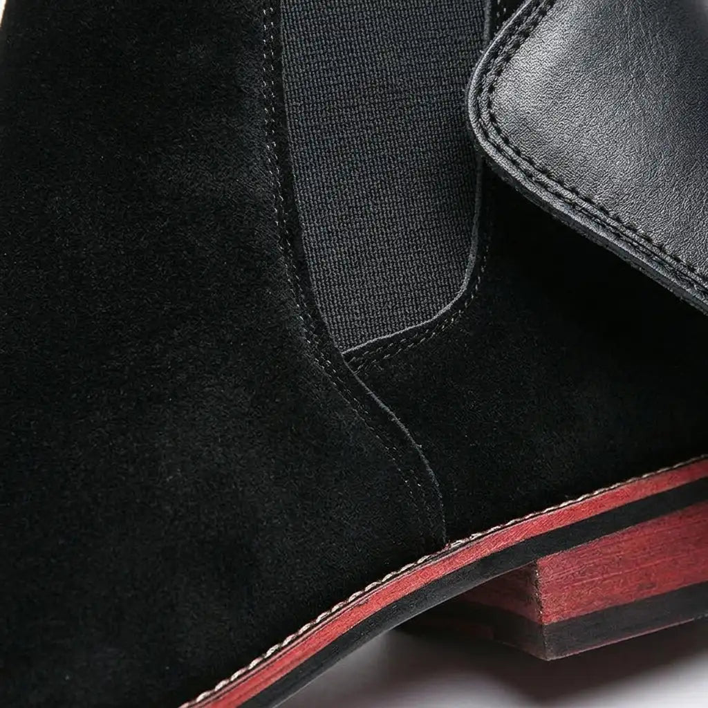 Men's Suede Chelsea Boots - Classic Slip On Ankle Boots