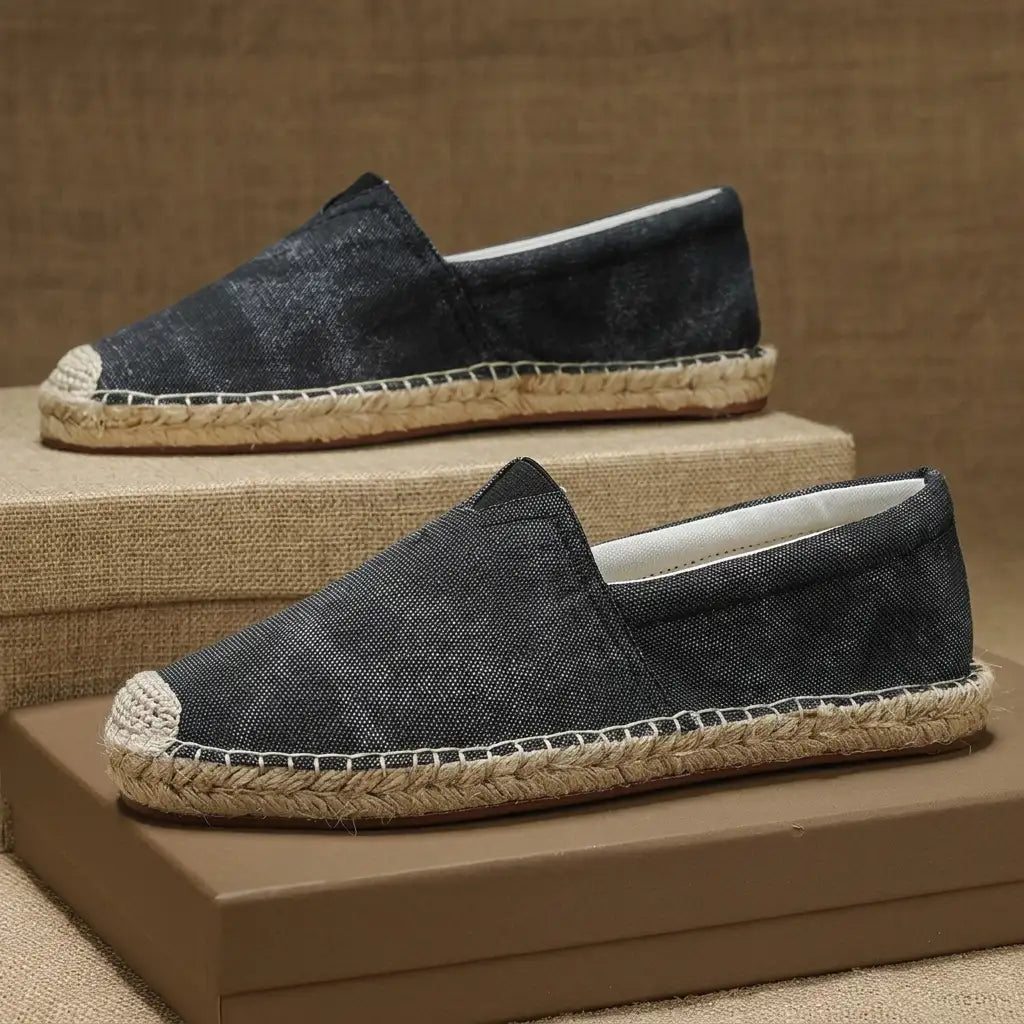 Men's Espadrilles - Casual Slip On Summer Shoes