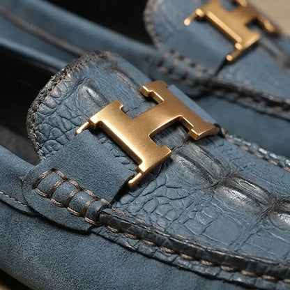 Men's Suede Loafers - Casual Slip On Dress Shoes