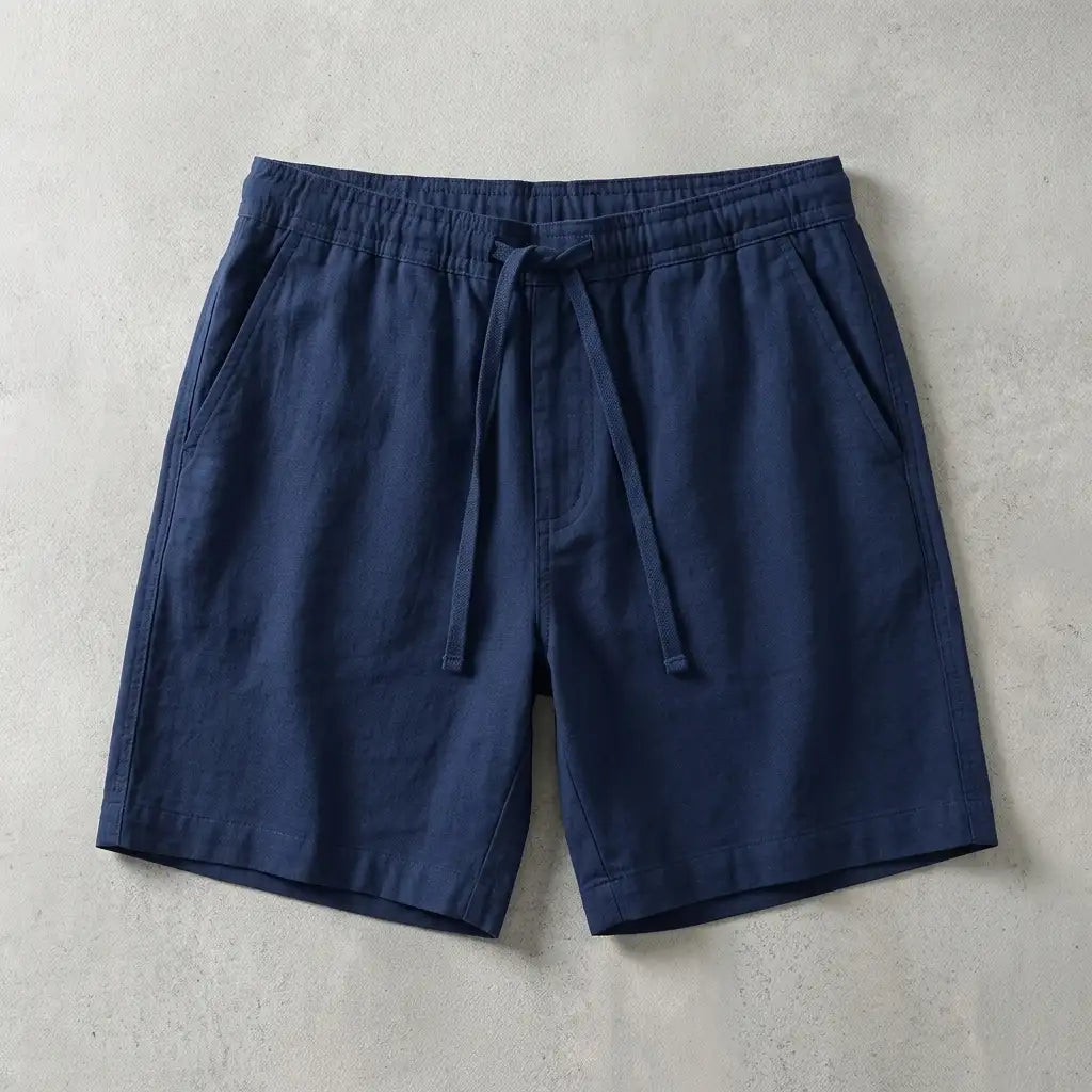 Men's Cotton Linen Trousers - Lightweight Casual Pants