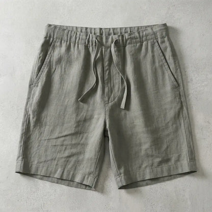 Men's Cotton Linen Trousers - Lightweight Casual Pants