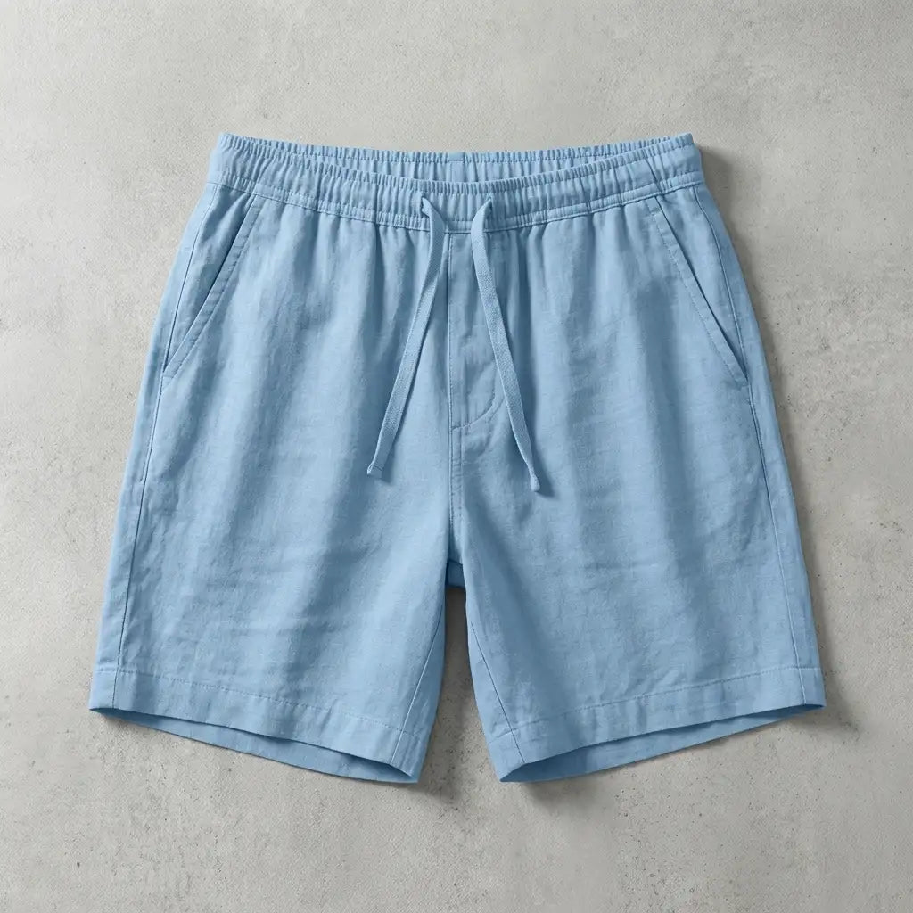 Men's Cotton Linen Trousers - Lightweight Casual Pants