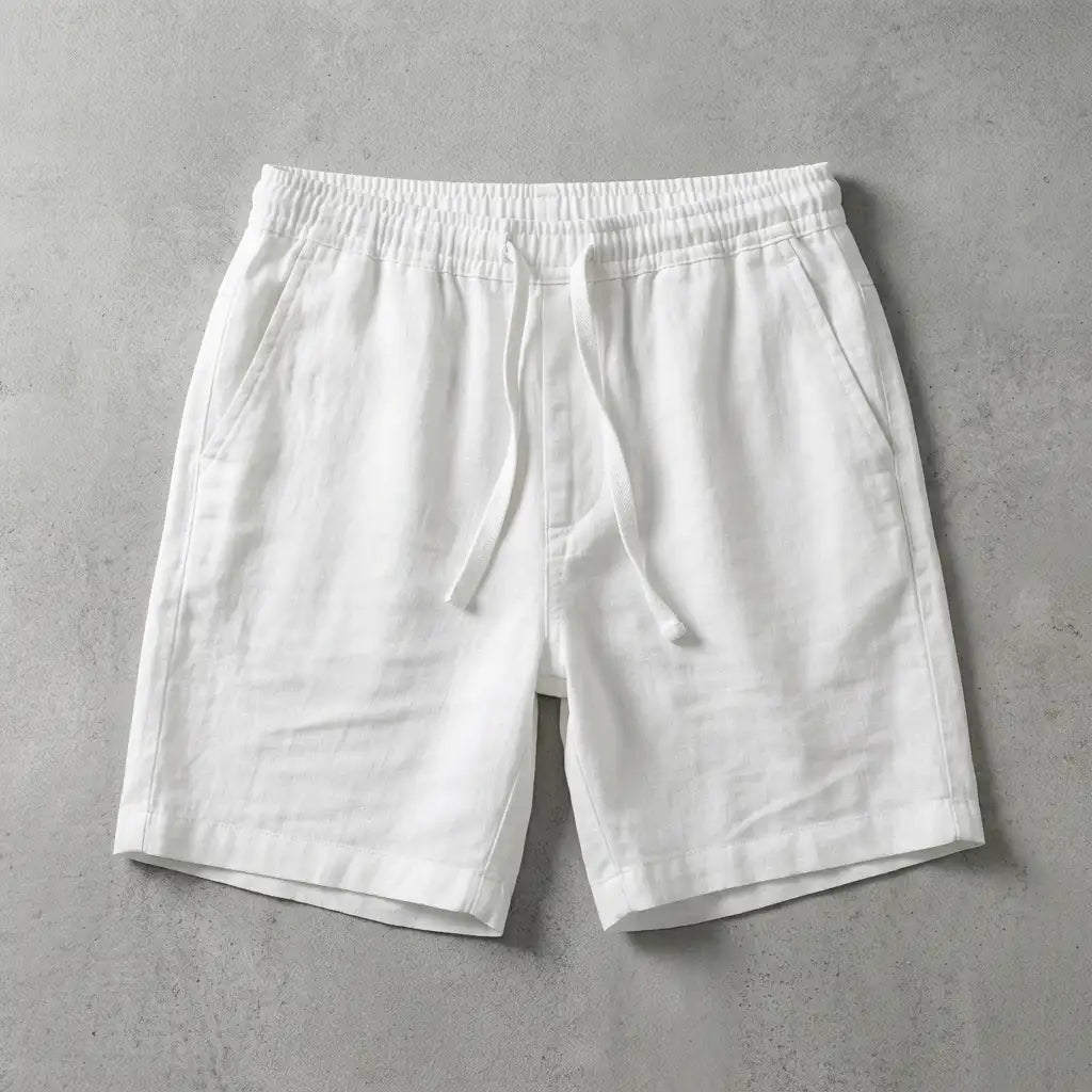 Men's Cotton Linen Trousers - Lightweight Casual Pants