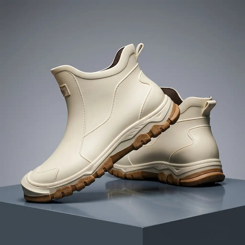 Men's Rain Boots - Waterproof Casual Outdoor Boots
