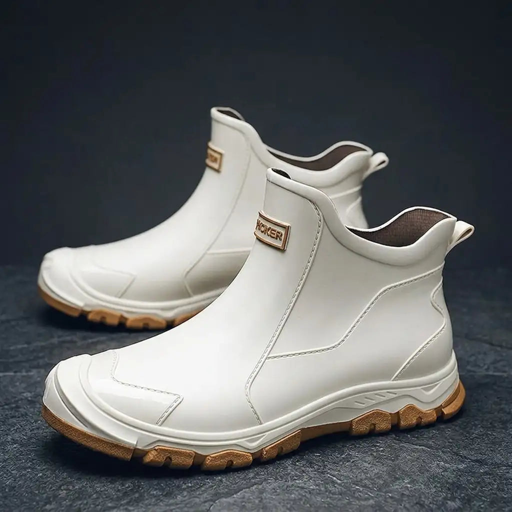 Men's Rain Boots - Waterproof Casual Outdoor Boots