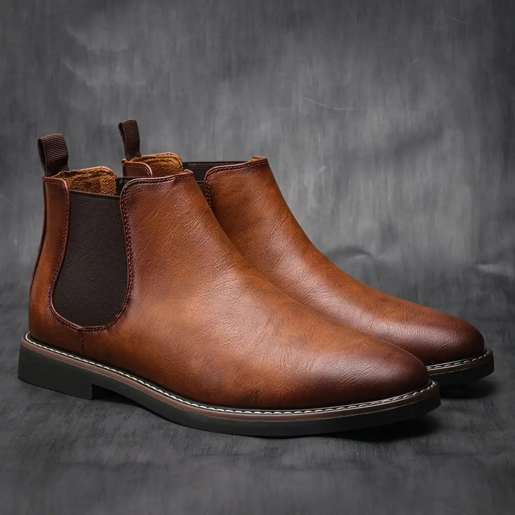 Men's Chelsea Boots - Classic Slip On Casual Dress Boots