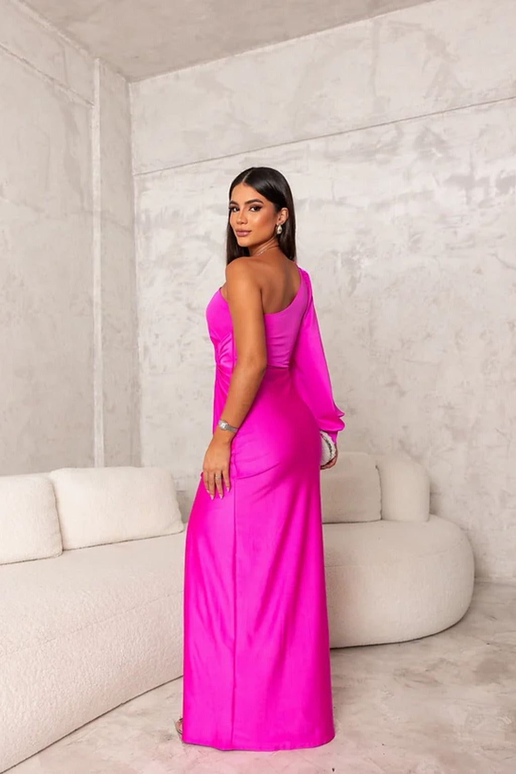 Gabreyla | Side Slit Occasion Gown with Elegant Evening Look