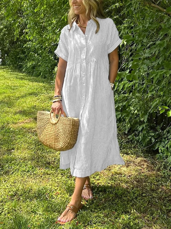 Ivessa | Refined Button-Up Airy Shirt