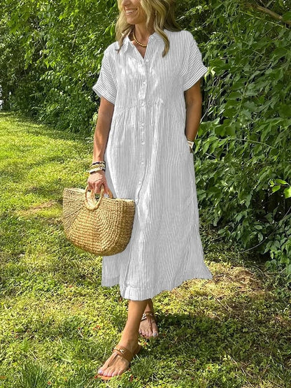 Ivessa | Refined Button-Up Airy Shirt