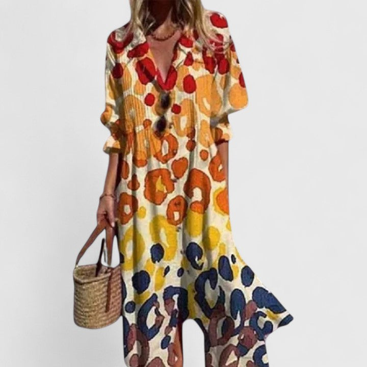 Tinsleyra | Women Button Front Dress with Chic Everyday Style