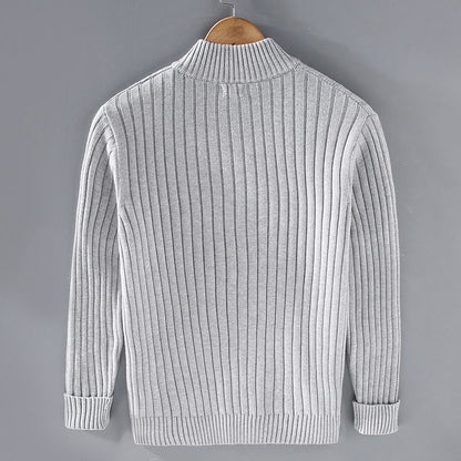 Men's Cotton Cardigan - Lightweight Button Front Sweater