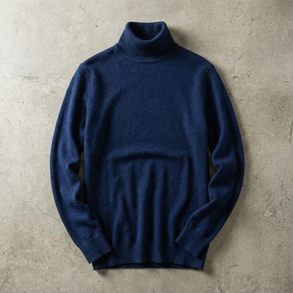 Men's Cashmere Turtleneck - Soft Knit Fall Sweater