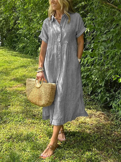 Ivessa | Refined Button-Up Airy Shirt