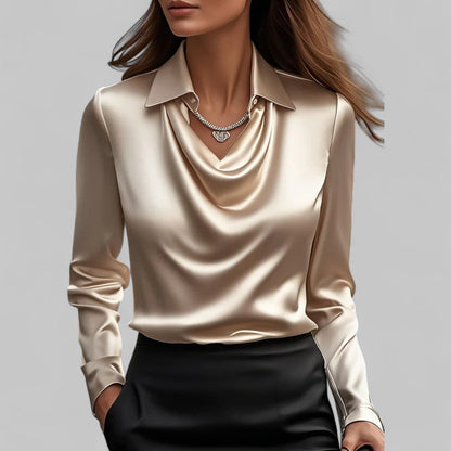 Jemma | Modern Elegant Long Sleeve Blouse with Flattering Fit Design