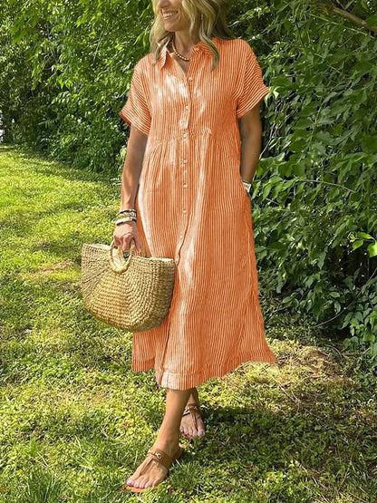 Ivessa | Refined Button-Up Airy Shirt