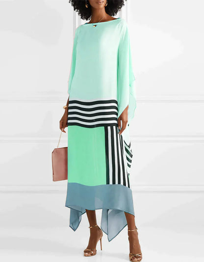 Kallora | Geometric Oversized Dress for Women Summer Wear