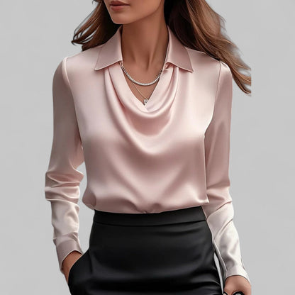 Jemma | Modern Elegant Long Sleeve Blouse with Flattering Fit Design
