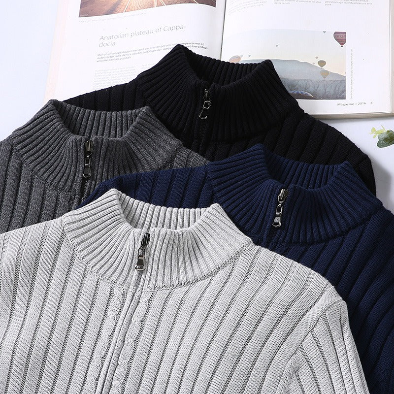 Men's Cotton Cardigan - Lightweight Button Front Sweater