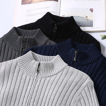 Men's Cotton Cardigan - Lightweight Button Front Sweater