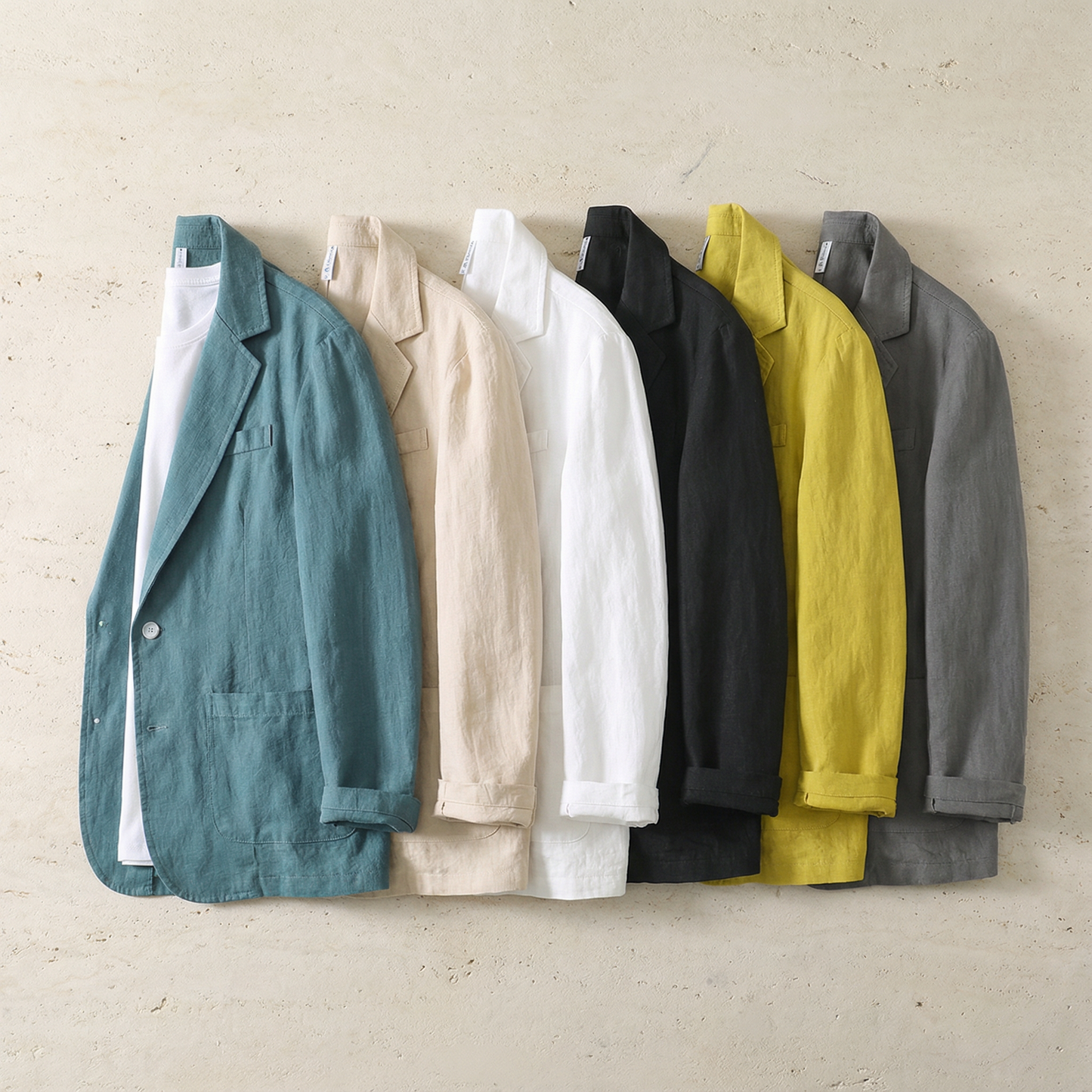 Men's Linen Jacket - Lightweight Casual Outerwear