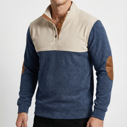 Men's Corduroy Shirt - Casual Button Down Long Sleeve
