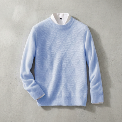 Men's Cashmere Sweater - Soft Knit Casual Pullover