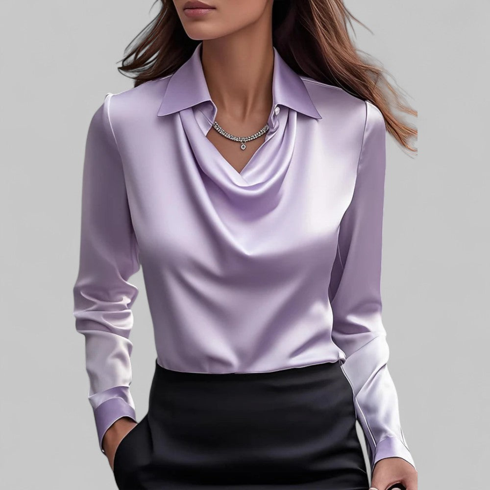 Jemma | Modern Elegant Long Sleeve Blouse with Flattering Fit Design