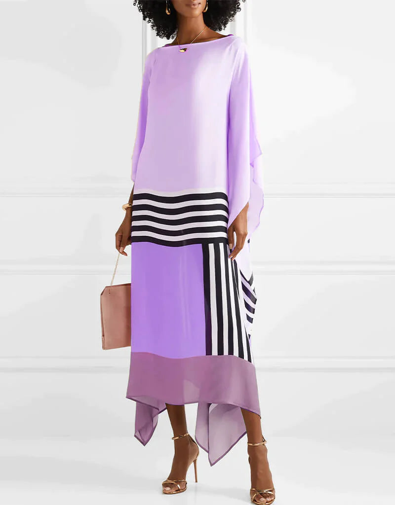 Kallora | Geometric Oversized Dress for Women Summer Wear