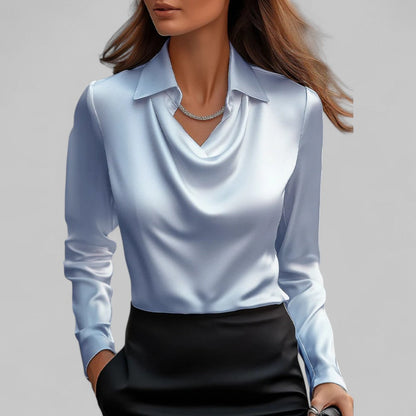 Jemma | Modern Elegant Long Sleeve Blouse with Flattering Fit Design