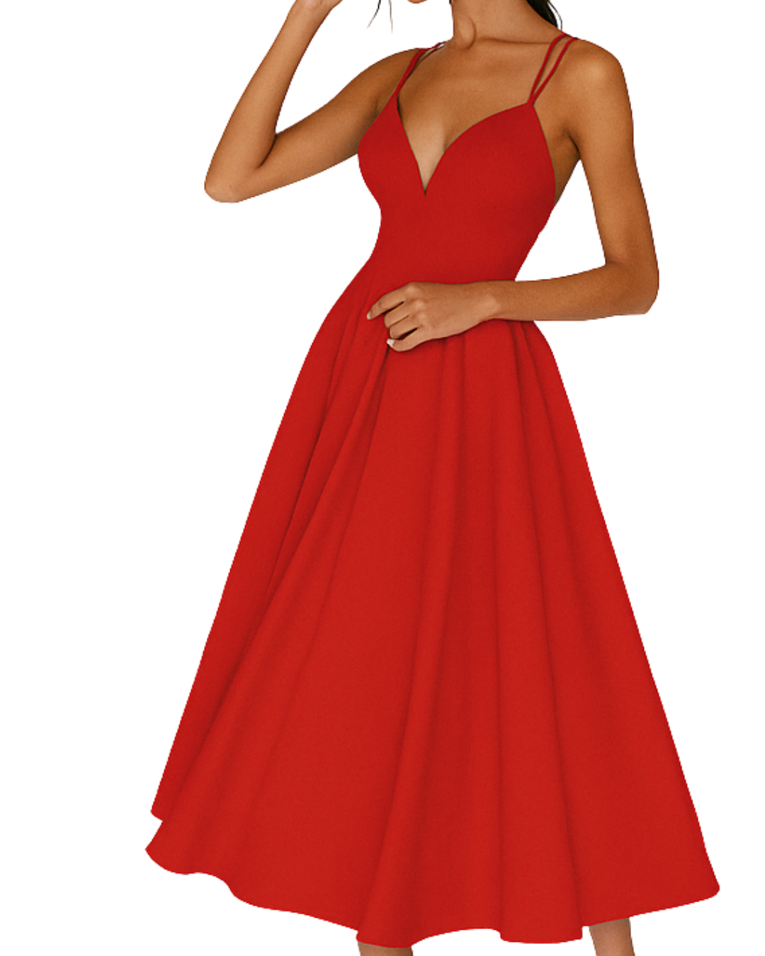 Xylavie | Strappy Wedding Guest Dress with Elegant Occasion Style