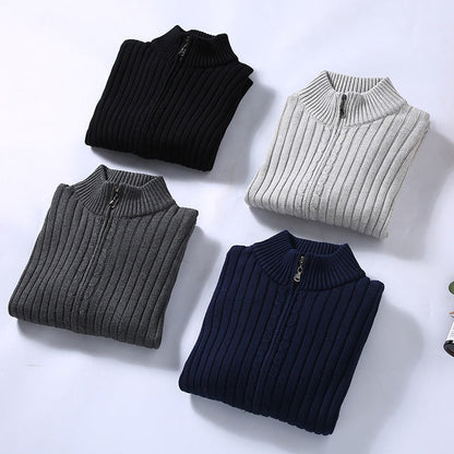 Men's Cotton Cardigan - Lightweight Button Front Sweater