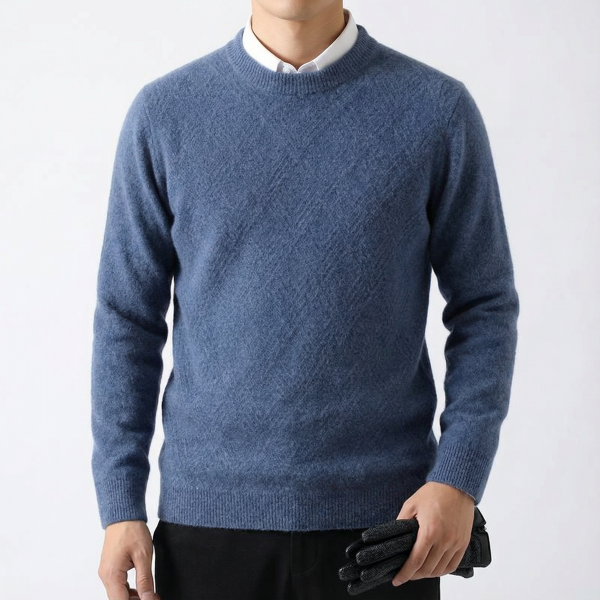 Men's Cashmere Sweater - Soft Knit Casual Pullover